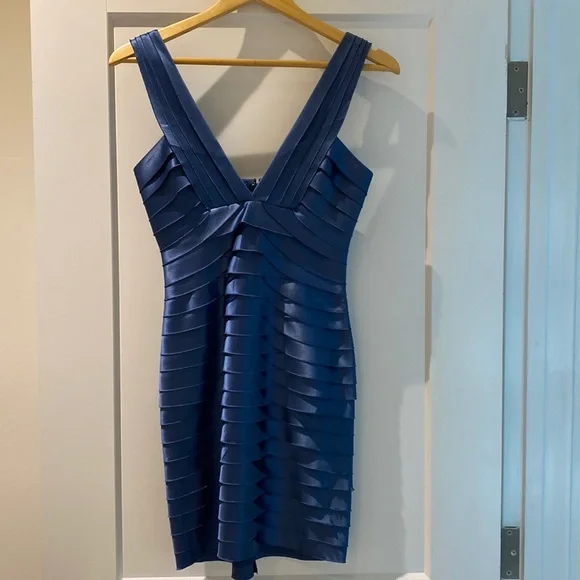 bcbg dress navy blue Leonora Royal Blue Gown